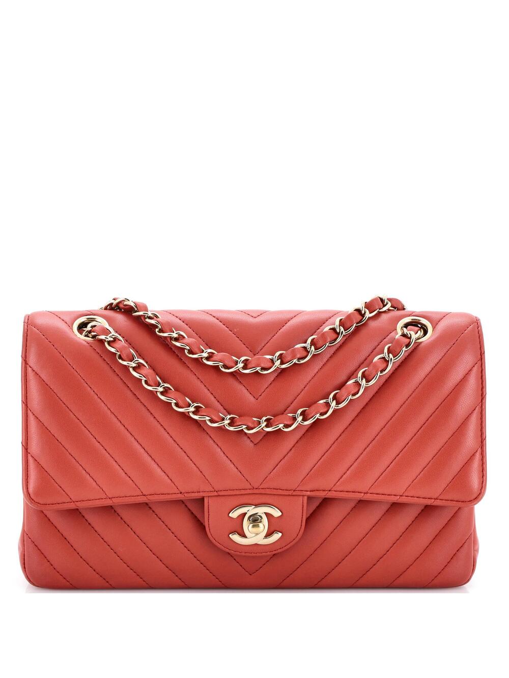 Chanel Classic Double Flap Bag Chevron #301771C47B